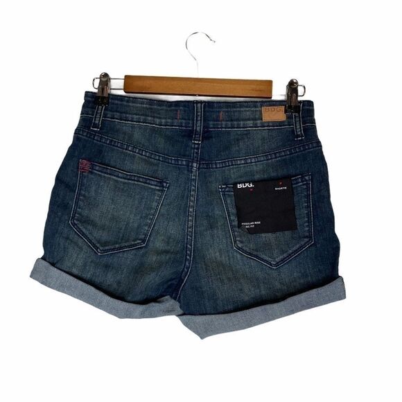 BDG | The Shortie Denim Distress Shorts - Picture 4 of 5